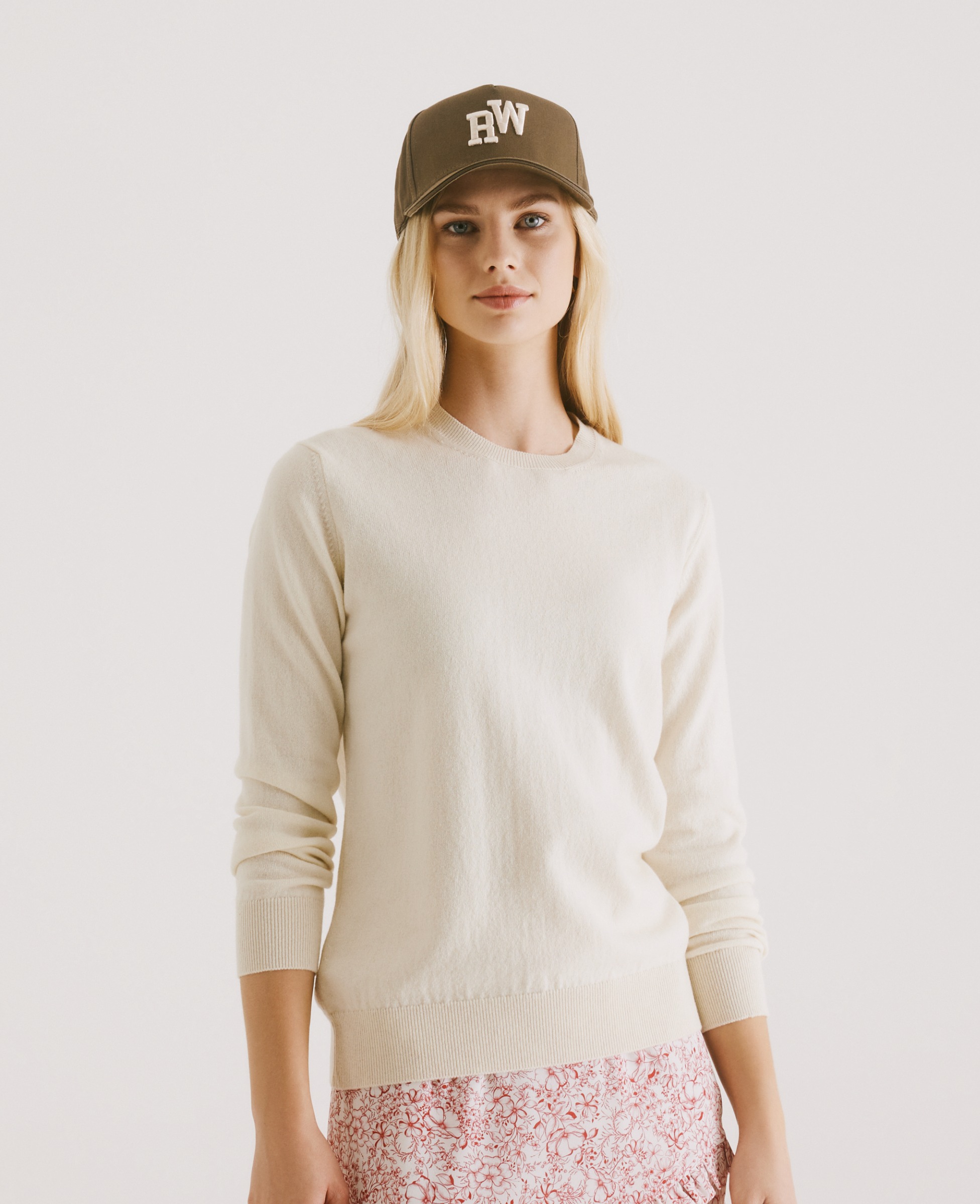 Really Wild Cashmere Mix Classic  Crew Neck Jumper Main Image