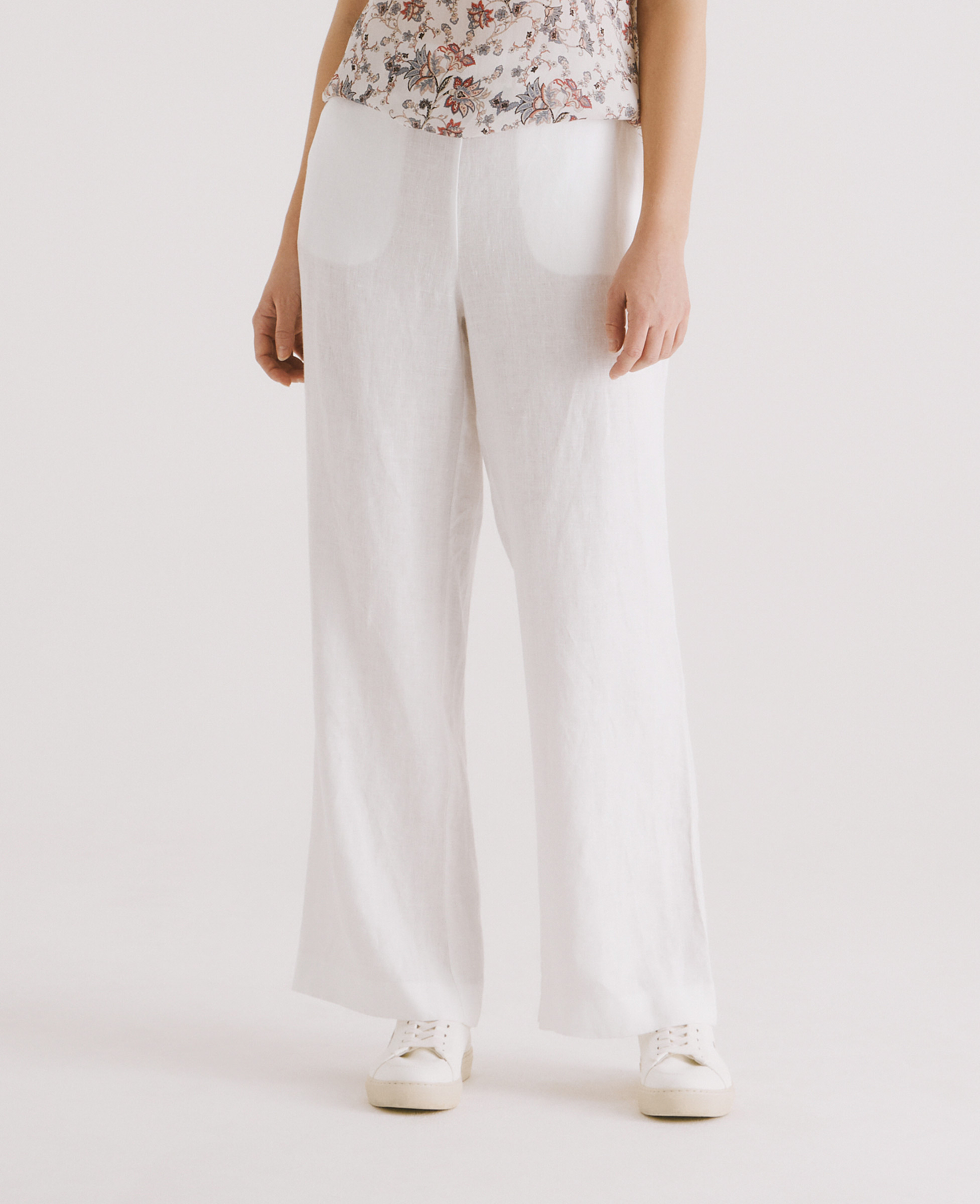 Really Wild Linen Palazzo Trousers Main Image