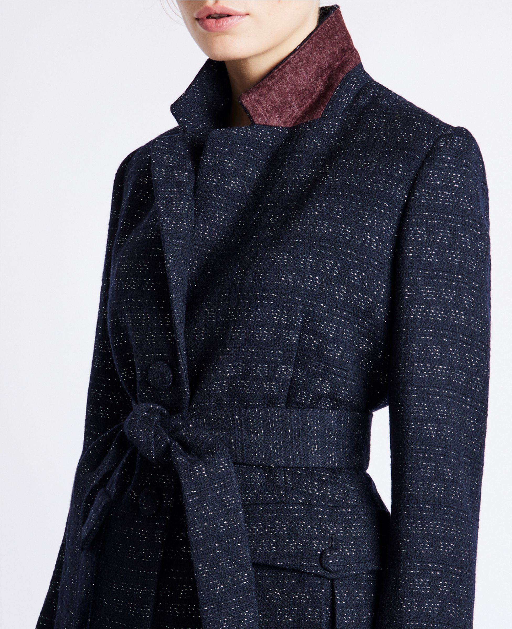 Wool Belted Jacket