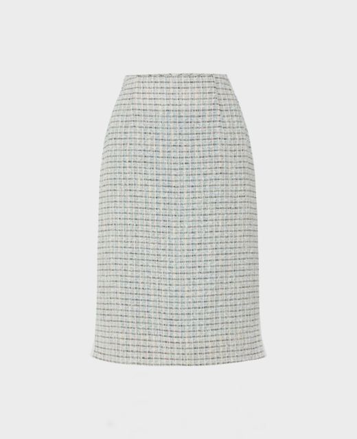 Really Wild
                            Cotton Tweed Skirt with Side Splits  Main Image