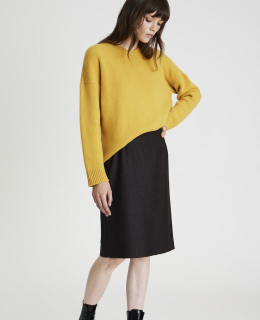 Really Wild
                            Pencil Wool Skirt Main Image