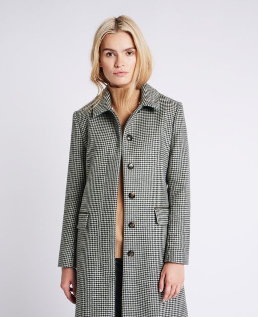 Really Wild
                            Albion Dogtooth Tweed Coat Main Image