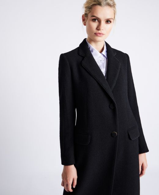 Really Wild Trinity Long Wool Coat Different Angle 1