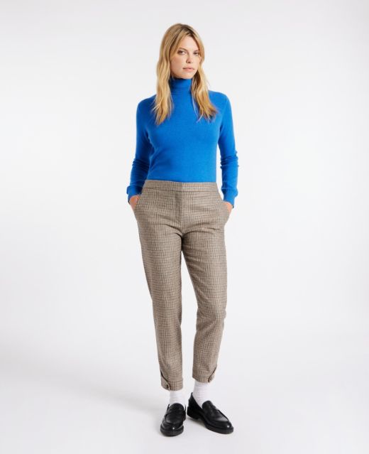 Really Wild Fitted Tweed Trousers with Tab Different Angle 1