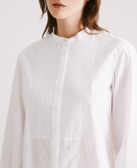 Really Wild
                            Cotton Long Sleeve Pintuck Shirt Main Image