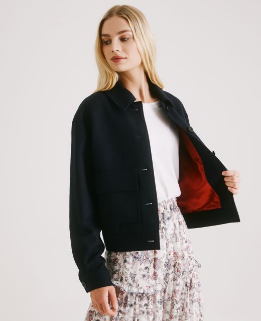 Really Wild Hampstead Wool Cropped Jacket Main Image