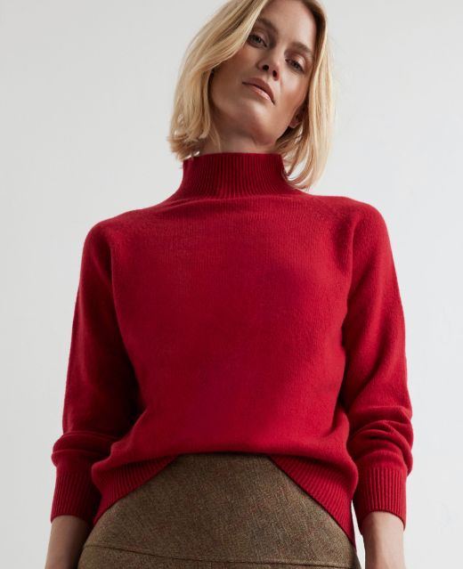 Really Wild
                            Turtleneck Cashmere and Wool Blend Jumper Main Image