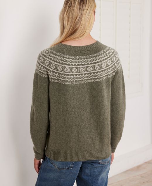 Really Wild Extra Fine Lambswool Fair Isle Jumper Different Angle 1