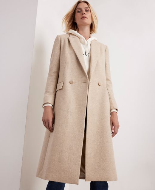 Really Wild
                            Double-breasted Wool Coat Main Image