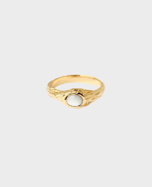 Really Wild Ivy Gold Plated Ring Different Angle 1