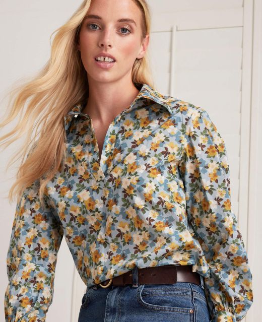 Really Wild Liberty Cotton Blouse Different Angle 1