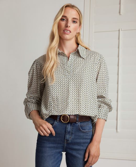 Really Wild
                            Relaxed Pop-over Liberty Cotton Shirt Main Image