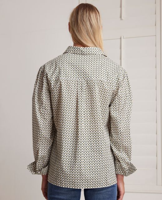 Really Wild Relaxed Pop-over Liberty Cotton Shirt Different Angle 1