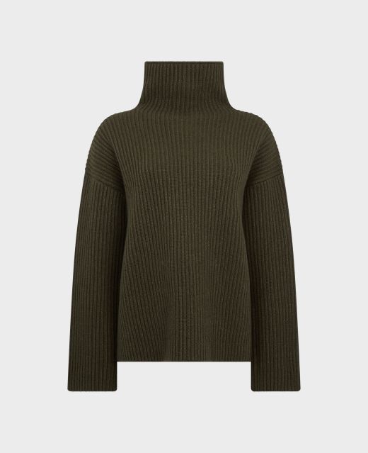 Really Wild
                            Cashmere Mix Ribbed High Neck Jumper Main Image