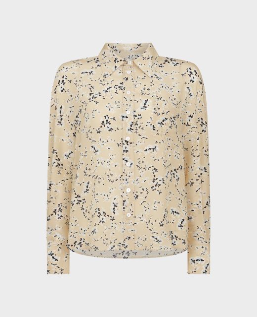 Really Wild Relaxed Floral Silk Shirt Main Image
