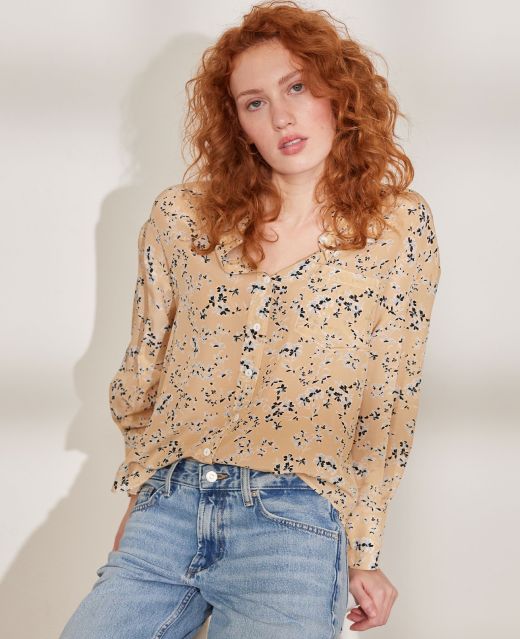 Really Wild
                            Relaxed Floral Silk Shirt Main Image