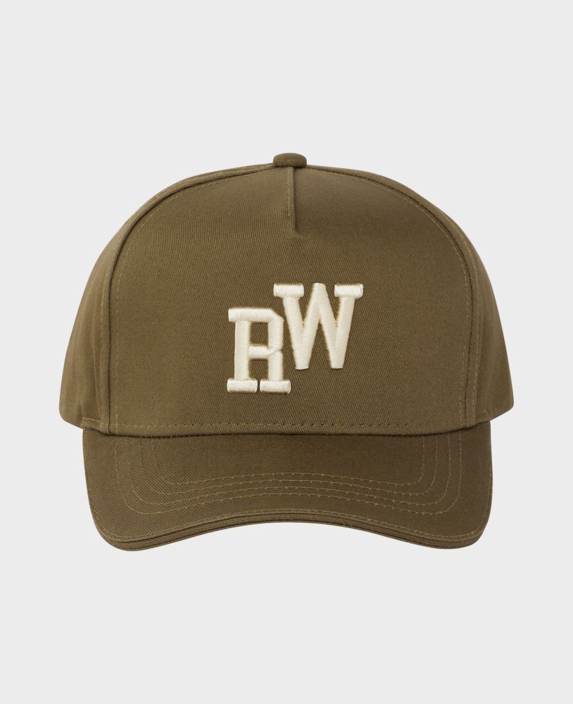 Logo Baseball Cap, Greige | Really Wild Clothing | Front
