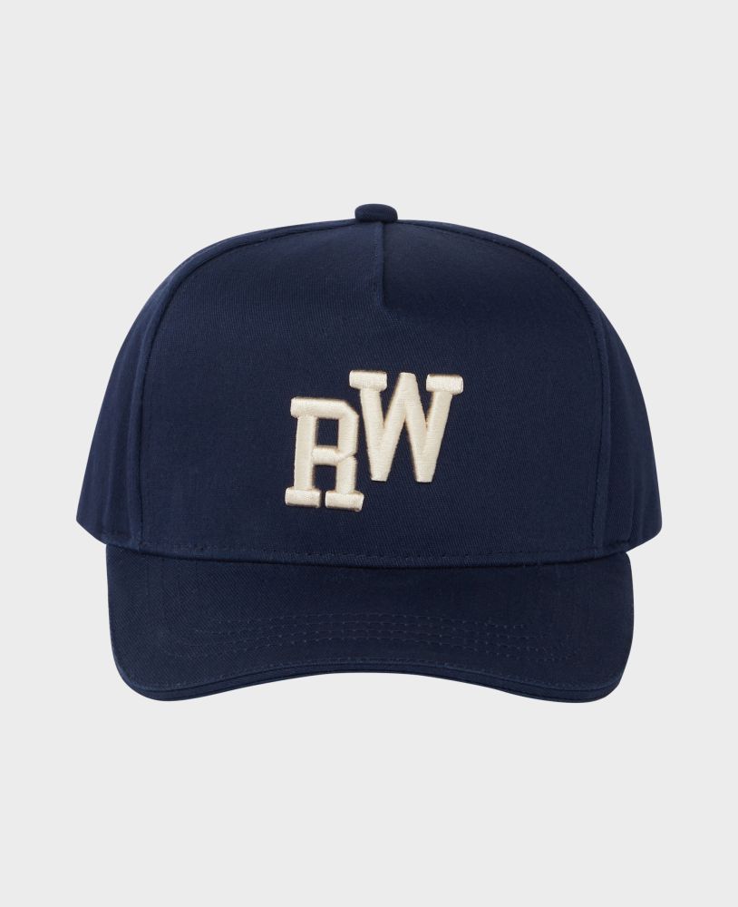 Logo Baseball Cap, Navy | Really Wild Clothing | Front