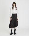 Asymmetric Skirt Bark Blackberry | Really wild clothing | Skirts | Front Model image 