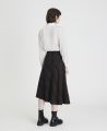 Asymmetric Skirt Bark Blackberry | Really wild clothing | Skirts | Bck Model image 