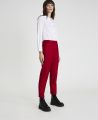 Turn up Trousers Red | Really wild clothing | Trousers | Front Model Image