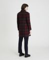 Kingsley Coat Burgundy Red | Really wild clothing | Coats | Back Model image 