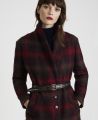 Kingsley Coat Burgundy Red | Really wild clothing | Coats | Front Model Detail