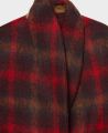 Kingsley Coat Burgundy Red | Really wild clothing | Coats | Collar Detail