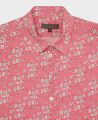 Liberty Print Classic Silk Shirt, Pink Sprig | Really Wild Clothing | Detail