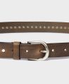 Boomer Leather Stud Belt | Really wild clothing | Accessories | 