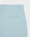 Wide Leg Trousers, Opal Blue | Really Wild Clothing | Back Pocket Detail
