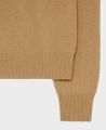 Crew Neck Cashmere and Wool Blend Jumper, Camel | Really Wild | Flatshot Two
