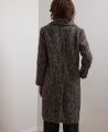 Cheshire Wool And Mohair Blend Coat, Black Cream Dogtooth | Really Wild | Studio Back