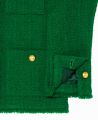 Cropped Boucle Wool Jacket, Emerald Green | Really Wild | Flatshot Two