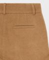 Wide Leg Camel and Wool Blend Trousers, Camel | Really Wild | Flatshot Two