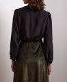 Sparkle Velvet Midi Skirt, Shimmer Velvet | Really Wild | Model Back Close Up
