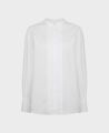 Cotton Pintuck Shirt, White | Really Wild Clothing |  Flat Lay