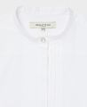 Cotton Pintuck Shirt, White | Really Wild Clothing | Detail