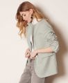 Egerton Cotton Silk Blend Houndstooth Jacket, Duck Egg | Really Wild Clothing | 2