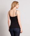 Plain Camisole in Black | Really Wild Clothing | Shirts and Blouses | Back image  on model 
