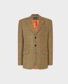 Archer Jacket in Moss Claret Orange | Really Wild Clothing | Jacket | Front image 