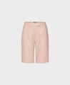 Knee Length Linen Blend Shorts in Blush Pink | Really Wild Clothing | Shorts |  Front image 