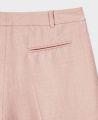 Knee Length Shorts in Blush Pink | Really Wild Clothing | Shorts | Detail on back pocket 