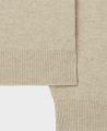 Fuller Cashmere Blend Hoodie, Natural | Really Wild Clothing | Detail