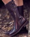 Biker Boots in Brown Leather | Really Wild Clothing  | Footwear | Lifestyle image 