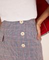 Wrap Skirt in Navy Red Check | Really Wild Clothing | Skirts | 