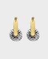 Madeline earrings gold and silver | Really wild clothing |