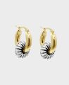 Madeline earrings gold and silver | Really wild clothing | 