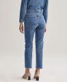 Agolde Riley HR Straight Crop Air Blue jeans | Really wild clothing | jeans | back image 