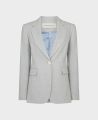 Elizabeth Herringbone Wool Blend Jacket, Blue | Really Wild Clothing | Flatley 